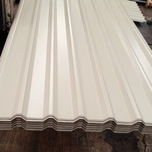 Lámina Acanalada R-101 Pintada Arena/FDO Calibre 24 a 3.05 mts.